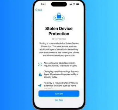 宁江苹果授权维修店分享被盗设备保护功能开启方法 