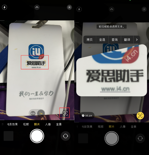 宁江苹果手机维修分享升级iOS 16后如何通过相机翻译文本 