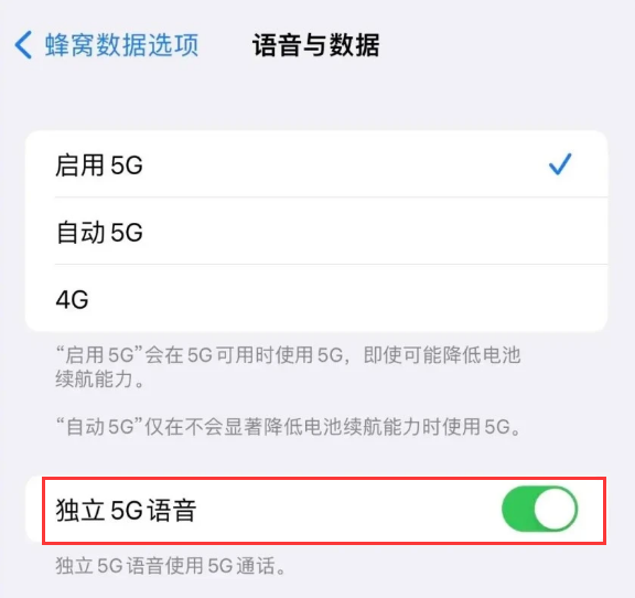 宁江苹果14维修分享iPhone 14 Pro如何开启VoNR 