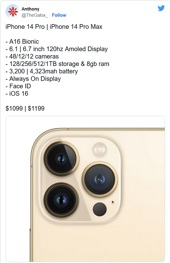 宁江苹果14维修分享iPhone 14全系涨价 