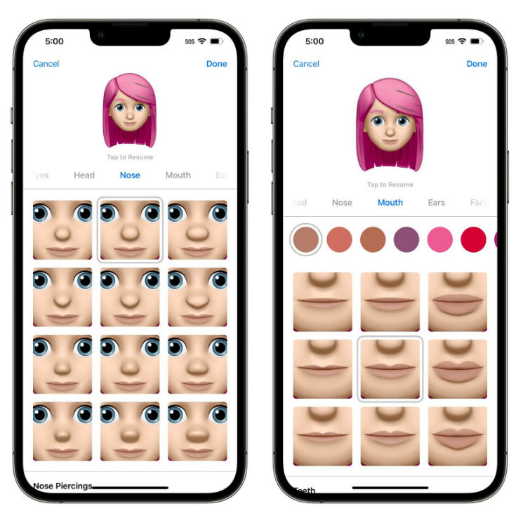 宁江苹果手机维修分享​iOS 16中的拟我表情有了哪些变化和升级 