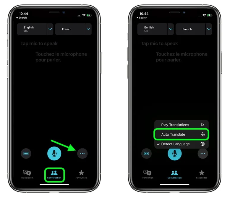 宁江苹果手机维修分享iOS 15 “翻译” App 新改进 