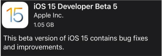 宁江苹果手机维修分享如何升级到iOS15.0 beta5 