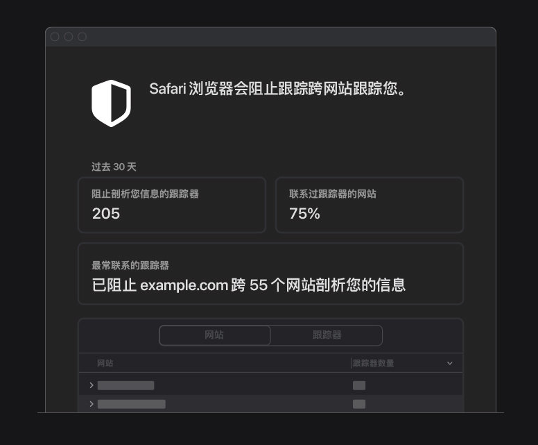 宁江苹果手机维修分享如何在 Safari 浏览器中查看和打开隐私报告 